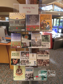 Photograph, Liz Pidgeon, Library Display, 10 August 2016
