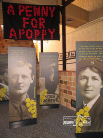 Photograph, Liz Pidgeon, Writing the War exhibition, Eltham Library, 10 August 2016, 10 August 2016