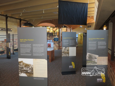 Photograph, Liz Pidgeon, Writing the War exhibition, Eltham Library, 10 August 2016, 10 August 2016