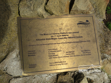 Photograph, Liz Pidgeon, Kangaroo Ground War Memorial Park: Plaque, 10 August 2016