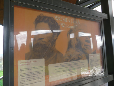 Photograph, Liz Pidgeon, Moor-Rul Viewing Platform Panel: Womin Je Ka "Welcome", 10 August 2016