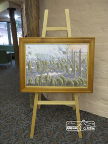 Photograph, Liz Pidgeon, Writing the War exhibition, Eltham Library, 30 August 2016, 30 August 2016