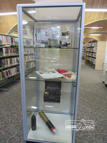 Photograph, Liz Pidgeon, Writing the War exhibition, Eltham Library, 30 August 2016, 30 August 2016