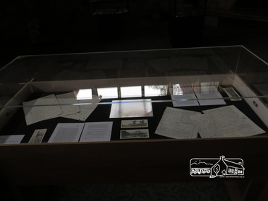 Photograph, Liz Pidgeon, Writing the War exhibition, Eltham Library, 30 August 2016, 30 August 2016