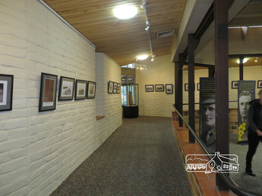 Photograph, Liz Pidgeon, Writing the War exhibition, Eltham Library, 30 August 2016, 30 August 2016