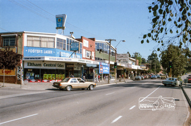 Photograph, Eltham shops, Main Road, c.1985, 1985c