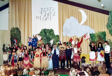 Photograph, Finale, Sir Oliver's Song, Eltham Christian School, 18 August 1983, 1983