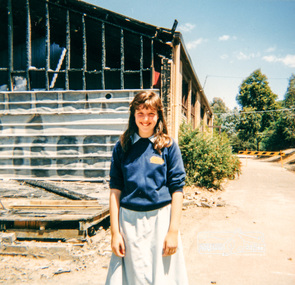 Photograph, Natasha Watts who was in Prep in 1983, now in Grade 6, Eltham Christian School, 1989