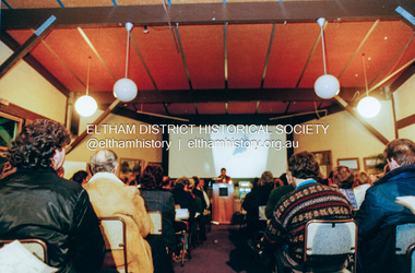 Photograph, Shire of Eltham, Meeting to discuss the new Nillumbik Shire, November 1994