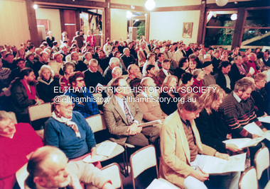 Photograph, Meeting to discuss the new Nillumbik Shire, 1994