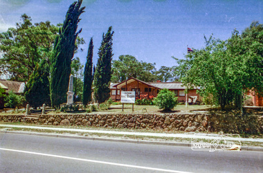 Photograph, Eltham RSL and Uniting Church, Main Road, Eltham, c.1979, 1979c