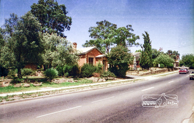 Photograph, Eltham RSL and Uniting Church, Main Road, Eltham, c.1979, 1979c
