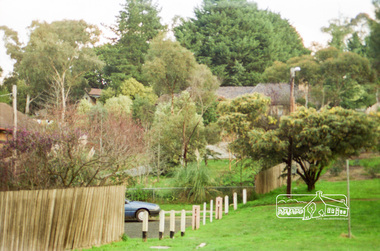Photograph, Looking towards No. 2 Robert Street from Petrie Park, Montmorency