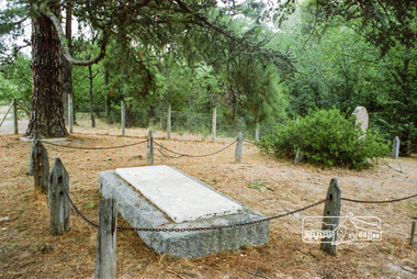 Photograph, Russell Yeoman, Hurst family cemetery, Hurstbridge