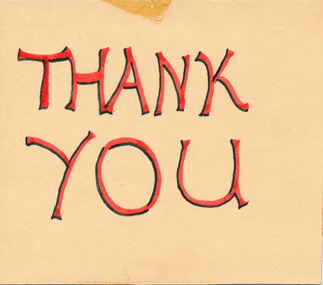 Card, Tenth anniversary of Eltham Living and Learning Centre. 26 July 1985, 26/07/1985