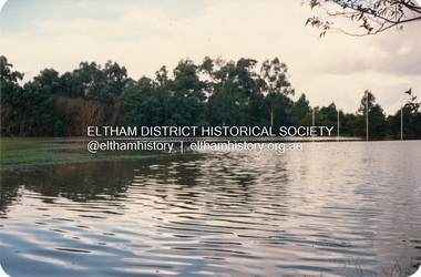 Photograph, Diamond Creek floodwater, Eltham