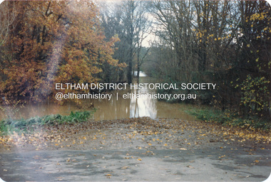Photograph, Diamond Creek floodwater, Eltham