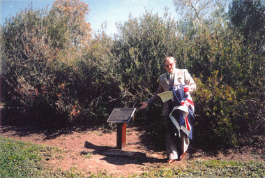 Photograph, Fitting of Time Capsule, Eltham, 1987, 1987