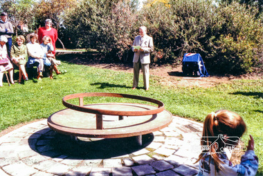 Photograph, Fitting of Time Capsule, Eltham, 1987, 1987