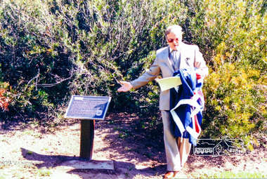 Photograph, Fitting of Time Capsule, Eltham, 1987