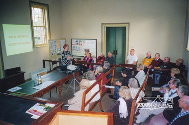 Photograph, Eastern Region Conference, May 2008; hosted by Eltham District Historical Society at old Eltham Courthouse, 2008