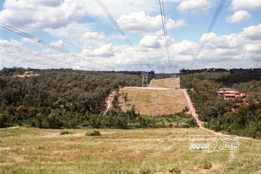 Photograph, Reynolds Road, Research and the power transmission line easement running between Diosma Road and Main Road, Eltham