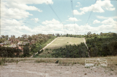 Photograph, Reynolds Road, Research and the power transmission line easement running between Diosma Road and Main Road, Eltham