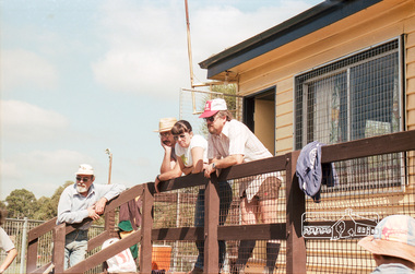 Photograph, Paving course at the childcare co-op run by Eltham Living and Learning Centre, c.1982-1986