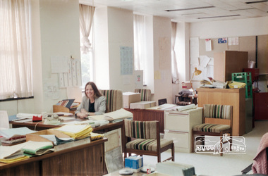 Photograph, Shire of Eltham office renovations, April 1987, April 1987