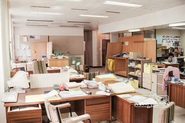 Photograph, Shire of Eltham office renovations, April 1987, April 1987