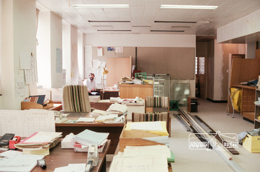 Photograph, Shire of Eltham office renovations, April 1987, April 1987