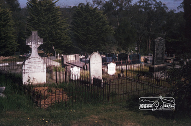 Photograph, Murray and Sweeney graves at Eltham Cemetery