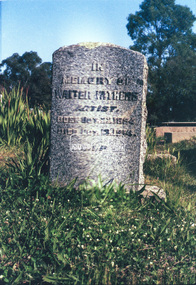 Negative - Photograph, Grave of Walter Withers at St Helena Cemetery