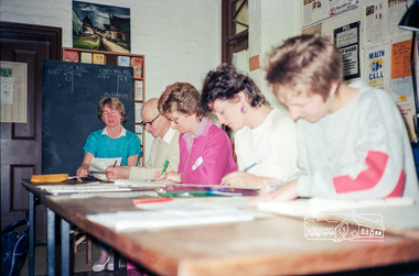 Photograph, Second half semester, Classroom activities, Eltham Living and Learning Centre, 1987