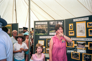 Photograph, Shire of Eltham display at the 1991 Eltham Community Festival, 9 Nov. 1991