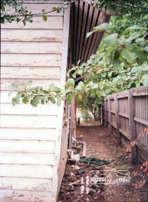 Photograph, The former Police residence at 728 Main Road under renovation work for future Shire of Eltham use, c.Nov. 1991