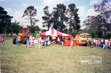 Photograph, Shire of Eltham display at the 1987 Eltham Community Festival, 7 November 1987