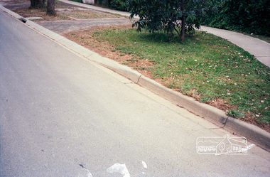 Photograph, Eltham Shire Roads, gutter drainage