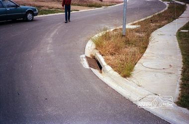 Photograph, Eltham Shire Roads, gutter drainage