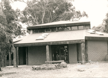 Photograph, Mudbrick Hall, St. Margaret's Anglican Church, Eltham, c.1985