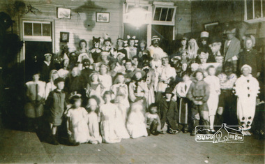 Photograph, Children's party/concert, Church of the Transfiguration, Research, 1926