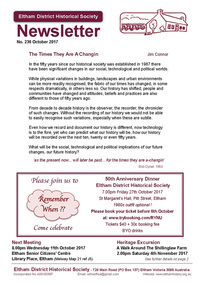 Newsletter, Newsletter, No. 236 October 2017