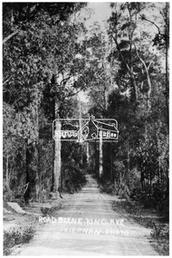 Photograph, Road from Hotel to Hall, Kinglake