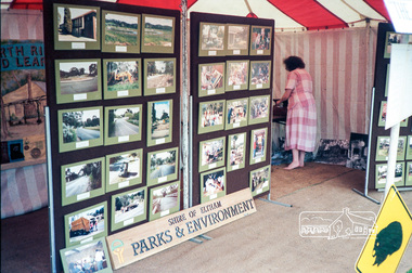 Photograph, Shire of Eltham display at the 1987 Eltham Community Festival, 7 November 1987, 7 November 1987
