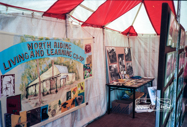 Photograph, Shire of Eltham display at the 1987 Eltham Community Festival, 7 November 1987, 7 November 1987