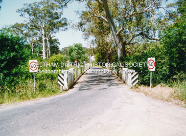 Photograph, Doug Orford, Monash Bridge across Diamond Creek, Hurstbridge - Arthurs Creek Road, Hurstbridge, 1991, 1991