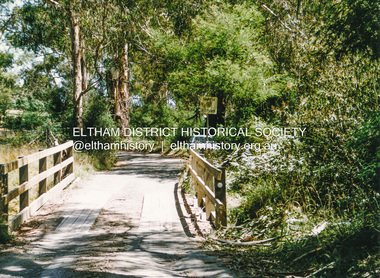 Photograph, Doug Orford, Bridge across Arthurs Creek, Eagles Nest Road, Arthurs Creek, 1991, 1991