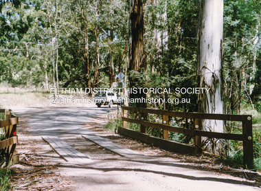 Photograph, Doug Orford, Bridge, Chads Creek Road, Strathewen, 1991, 1991