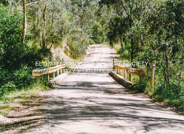 Photograph, Doug Orford, Bridge across Watsons Creek, One Tree Hill Road, Christmas Hills, 1991, 1991