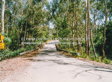 Photograph, Doug Orford, Oxley Bridge crossing Watsons Creek, Henley Road, Kangaroo Ground, 1991, 1991